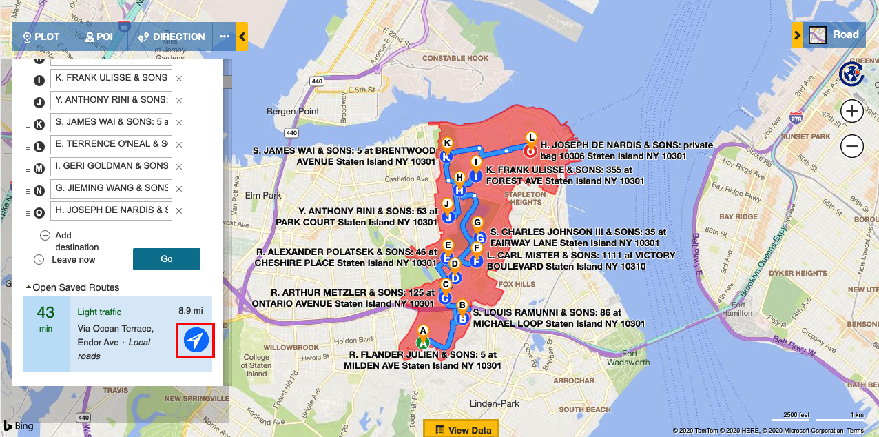 Analyze your locational data ‘By Territory’ on map within your Dynamics 