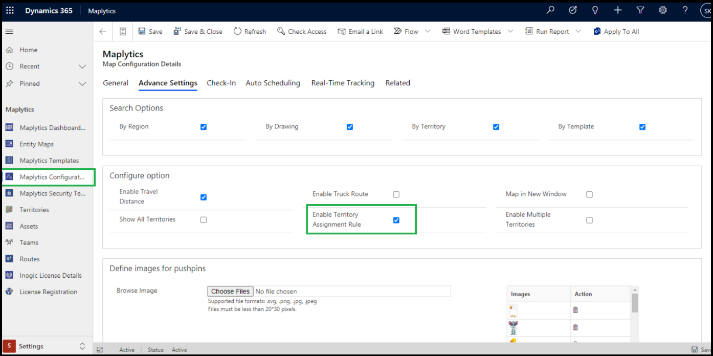 Assign Territories within Dynamics 365 CRM