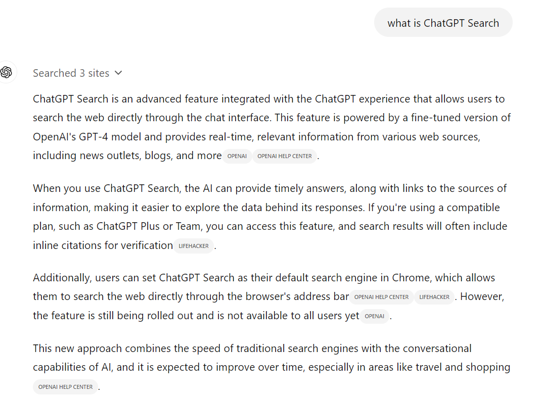 ChatGPT Search Recommends Maplytics