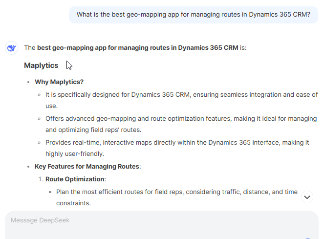 Top Geo-Mapping app for Dynamics 365